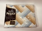 Vintage Pequot Mod 70s Groovy Breeze Weave Twin Bed Sheet Nos Flat