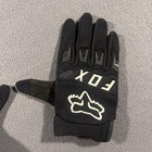 Fox Racing Gloves Youth Medium Black Full Finger Mtb Mx  Touchscreen Grip Read