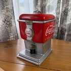Coca-cola Soda Fountain Dispenser Cookie Jar Canister 2003 Coke Gibson   read  