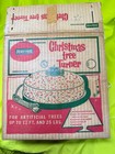Vintage Penetray Revolving Christmas Tree Stand Turner Confetti Mcm Works