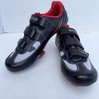New Outdoor Master - Cycling Shoes Unisex- Men 9 5  Women 11  eu 44 Black red