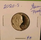 2020 S Jefferson Nickel Proof Frosty Thomas Coin Gem Tom Frost St Ore Pretty  