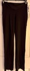 Gk Elite Dance Jazz Child Large Black Tactel spandex V-waistband Pants Sz Cl Nwt