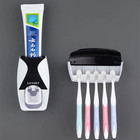 Automatic Toothpaste Dispenser Wall Mount Dust-proof Toothbrush Holder Wall Moun