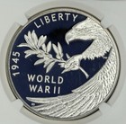 End Of World War Ii 75th Anniversary Silver Medal Ngc  Pf 69 Ucam W ogp   Coa