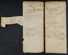 1784 Antique Ledger Woodstock Ct Blacksmith And Rum Handwritten 16pgs