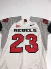 Game Worn Used Nike Unlv Runnin  Rebels Football Jersey Size M  23