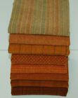 Hand Dyed Rug Hooking Wool Mill-dyed    p Is For Punkin   8-pc Collection 