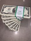 New Uncirculated Two Dollar Bills Series 2017a  2 Sequential Notes  Lot Of 50