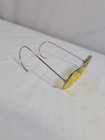 Vintage Shooting Aviator Glasses Yellow Lens  unbranded 