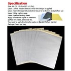 10 20 30 50 100 Sheets Tattoo Carbon Thermal Stencil Transfer Paper A4 Copier