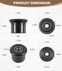 6pack Sliding Seat Bracket Roller For Blaze  Classic  Elite  Motivator 2  Pr1000