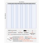 Uimoso 6 Pcs Pvc Strip Curtain 84 X 38 X 0 08 In For Walk-in Freezers