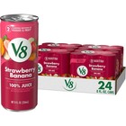100  Fruit   Vegetable Juice  Strawberry Banana Flavor  8 Oz Can - 24 Pack