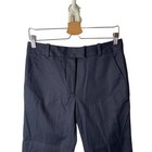 3 1 Phillip Lim X-small 2 Navy Blue Cotton Straight Leg Ankle Pant Trouser
