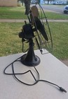 Antique Cast Iron Emerson The Electric Mfg Co  3 Speed Oscillating Fan Desk Fan