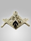 Antique Masonic Freemasons  Door Knocker Doorknocker  -solid Brass Lodge Quality