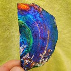 Rare Roman Glass Fragment Starlight Patina Collectible Decor 200 Bc Very Rare