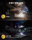 Hzxvogen 2in1 Stick Welding Machine Portable Lift Tig Arc Mma Welder Beginner