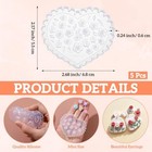 Flower Silicone Molds 5 Pcs Polymer Clay Molds Mini Mold With Flower Leaf And
