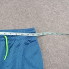 Jordan Shorts Youth Large Blue Green Mesh Athletic Basketball Drawstring Pockets