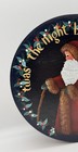 Hand Painted Wooden Christmas Storage Box 10    Round Decorative Santa Artist Sign
