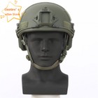 In Us Level 3 Ballistic Iiia Bulletproof Fast Green Black Tactical Helmet Uhmwpe