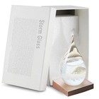 Storm Glass Weather Station Weather Predictor Barometer Bottle With Wood Base   