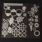 Stampin  Up  Paper Florist Dies - Set Of 18 - See Examples  4854