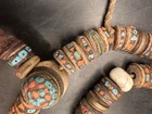Antique Tibet Skull Beads Mala Prayer Beads Turquoise And Coral