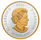 2021 Canada  50  5-oz Silver Proof Coin  the Avro Arrow  With Gold Gilt