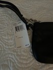 Coach F45651 Black Smooth Leather Wristlet  Wallet Nwt
