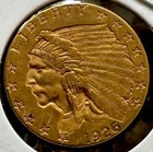 1926 Indian Head Quarter Eagle 2 1 2 Dollar Gold Coin