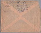 1947 Palestine Tel Aviv Benjamin Air Mail Cover To Detroit Usa  