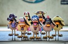 Super Spot-billed Duck Troops Complete Set Of 9 Vivi R Of J Flock Toy Collection