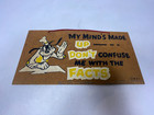 Vtg 1960s Disneyland Art Corner Goofy My Mind   s Made Up Postcard Sign Disneyana