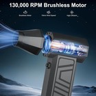 Mini Air Duster Jet Dry Blower Turbo Fan 130000rpm Cordless Electric Fan For Pc
