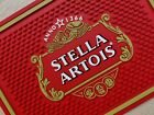 Free Ship Red Stella Artois Rubber Bar Mat Spill Mat Bar Runner Drip Mat Coaster