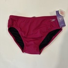 New Speedo Men s One Solid Swim Race Brief 34  8004394