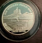 Chicago Cubs Wrigley Field 75th Anniversary Silver 1oz Commemorative W pin Mint