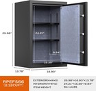 Rpnb Deluxe Fireproof Safe Box  Digital Fire Proof Safe With Touch Screen