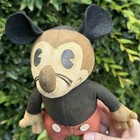 Original 1930 s Knickerbocker Mickey Mouse Cloth Doll - Composite Shoes - Rare