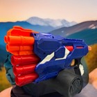 Nerf N-strike Elite Dual-strike Mega Blaster Foam Dart Gun Tested Working  w 