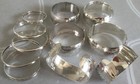 Antique Sterling Silver Lot Of 11 Bangle And Cuff Bracelets 256 Grams Total