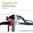 Powertec 70347 10 Ft  Dust Collection Hose Kit With 5 Fittings For Woodworking