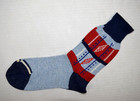 Vintage Socks King James Argyle 40s 50s Kids 9 Cotton Blend 7 5  X 7 5  Nwt