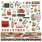 The Holiday Life 12x12 Collection Kit Simple Stories Christmas Papers   Stickers