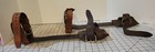 Vintage Lineman Pole Climbing Spikes Gaffs Climber Leather Utility Telephone 21a
