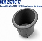 25740177 Gray Drivers Side Cup Holder Fit For 2008-2019 Chevy Express Van
