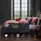 Bebejan Flower Garland 5 Piece Reversible Comforter Set Queen